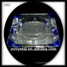 K9 Blue and White Crystal Ashtray